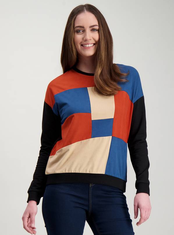 Multicoloured Patchwork Sweatshirt - 26